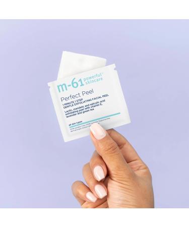 M-61 Perfect Peel - 30 Treatments | Exfoliating Peel with Lactic Mandelic Salicylic Acid & Vitamin E - Lavender & Green Tea - International Shipping - Buy Online on GoSupps.com