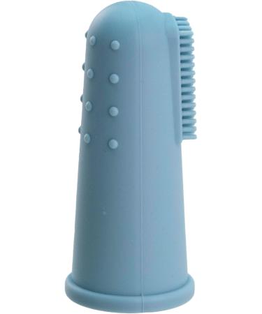 Babyzoco Silicone Finger Toothbrush for Babies | Soothes Gums & Stimulates | 0-2 Years | Unisex | Light Blue - Buy Online on GoSupps.com