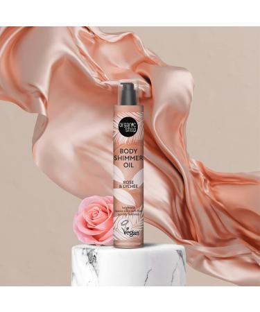 Organic Shop Body Oil Rose & Lychee 100ml - Buy Online on GoSupps.com
