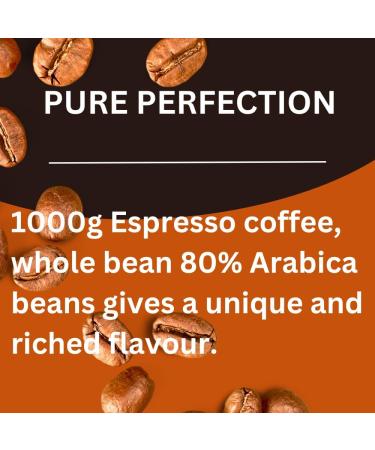 Golden Brasil - Golden Black Coffee Beans 1kg - (80% Arabica & 20% Robusta) - Medium Roast Whole Coffee Beans - Rich Flavoured Coffee Golden Brasil GOLDEN BLACK 1 kg (Pack of 1) - Buy Online on GoSupps.com