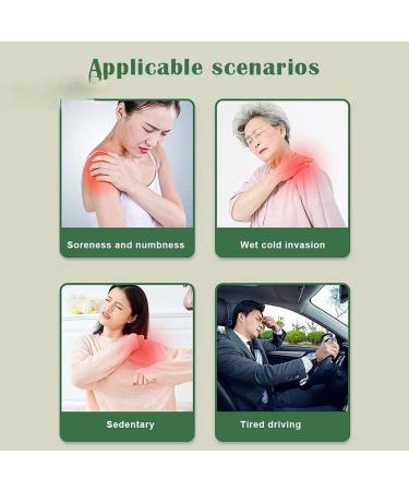 12 Pcs Self Heating Moxibustion Patch Chinese Medicine Shoulder and Neck Patch Home Knee Wormwood Patches - Buy Online on GoSupps.com