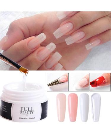 15ml Clear Builder Nail Gel - Long Lasting Extension Gel for Salon & DIY Nail Designs - Buy Online on GoSupps.com