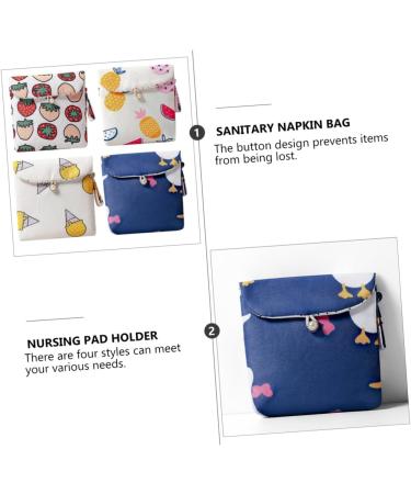 Gleavi Makeup Pocket - 4 Pcs Pack of Women's Bandage Bags | Travel Cosmetic Bag & Period Pad Pocket with Wet Pockets - Buy Online on GoSupps.com