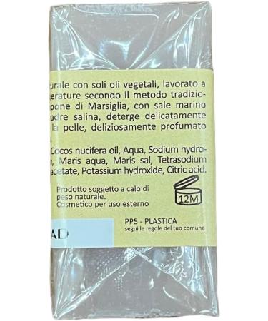 Herbs & Salt of Cervia Natural Soap Fleur de Sel and Vanilla Gentle Cleanser with Mother Water 100g Made in Italy - Buy Online on GoSupps.com