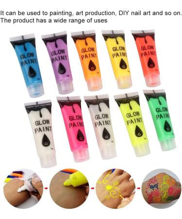 Exquisite Workmanship Fluorescent Pigment Nail Effect Nail Fluorescent Powder Easy To Use for Home Beauty Shop Salon Shop Manicure Store - Buy Online on GoSupps.com