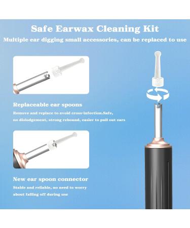 TopQuaFocus Earwax Removal Kit - Electric Otoscope with 6 LED Lights & 1000P HD Camera | Wireless Ear Scope for Kids & Adults | Easy Ear Cleaning & Pediatric Wax Remover - Buy Online on GoSupps.com