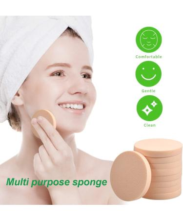 Jinlaili 12Pack Complexion Makeup Sponge Round Sponge Puff for Liquid Foundation Face Paint Sponge Set Sponges Puff Dry Wet Dual-Use for Flawless Fluid Foundation Creams Powders - Buy Online on GoSupps.com