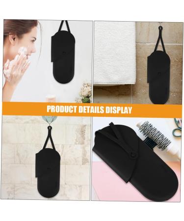 Baluue 2pcs Black Storage Pouch Hair Rollers Hair Straightener Organizer 29.50X13.50X2.00CM Black - Buy Online on GoSupps.com
