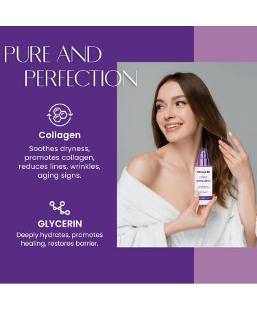Collagen Face Serum - Anti-Aging & Hydrating - Dermatologist Tested Korean Skin Care for All Skin Types - 1.69 Fl. oz - Buy Online on GoSupps.com
