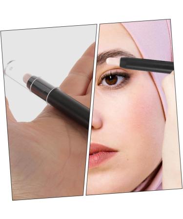 Gogogmee 2pcs Small Eyeshadow Double Ended Makeup Brush Eyeshadow Makeup Eye Shadow Makeup Black Abs - Buy Online on GoSupps.com