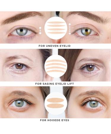 Invisible Eyelid Tape - Instant Double Eye Lid Lifter Strips for Droopy, Uneven, and Hooded Eyes (480pcs) - Buy Online on GoSupps.com