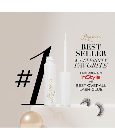 Lilly Lashes Luxury 15mm Synthetic False Eyelashes - Dramatic Volume & Flare Shape - Reusable & Full Length - Shop Internationally - Buy Online on GoSupps.com