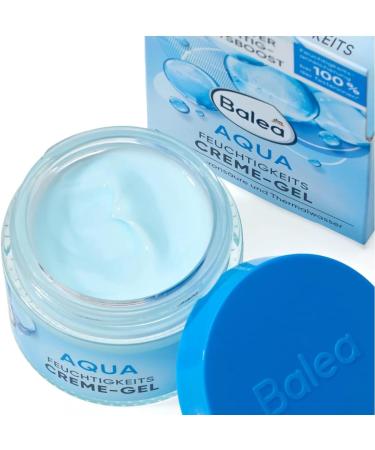  Balea Professional Balea Pack of 2 Aqua Gel Face Cream 50 ml + Hydrating Aqua Serum 30 ml + Bonus Silicone Sponge - Buy Online on GoSupps.com
