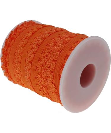 16 Yards 3/4'' Picot Edge Stretch Lace for Headbands - Orange Red Frilly Edges Elastic Webbing - Buy Online on GoSupps.com