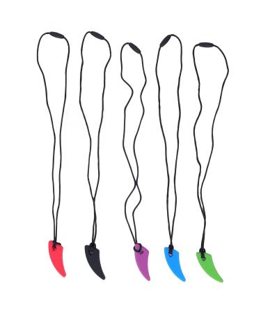 Sensory Chewable Tablets - Heat Resistant Silicone Tooth Shape 5 Pack | Perfect for PDD - Shop Internationally - Buy Online on GoSupps.com