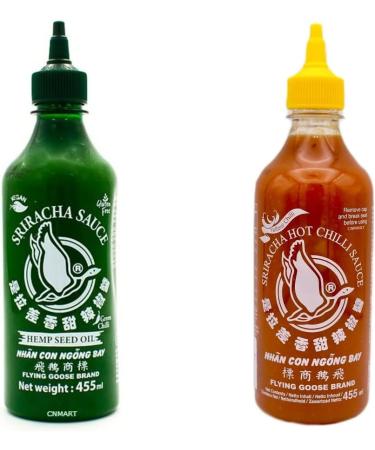 Flying Goose Sriracha Hot Chilli Sauce Assorted 455ml (Pack of 6) Customise Your Flavours - Buy Online on GoSupps.com
