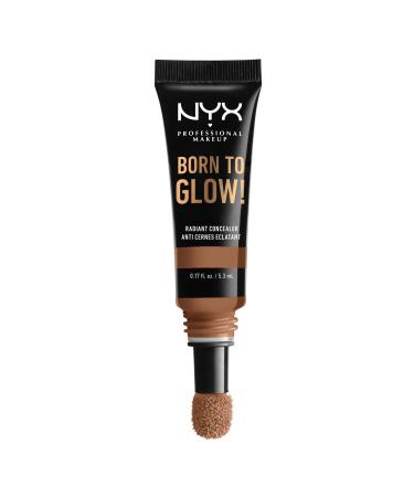 Nyx Born to Glow Radiant Concealer - Mahogany | Vegan Eye Ring Reduction Highlights & Contouring - Buy Online on GoSupps.com