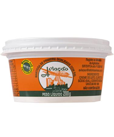 Aviao Butter with Salt 7.05oz (200g) - Gluten-Free - Pack of 1 - Buy Online on GoSupps.com