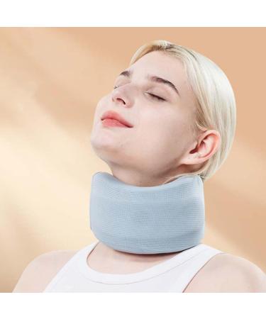 Neck Brace Cervical Collar Adjustable Soft Neck Support Foam Brace | Neck Support Brace for Sleeping Foam Cervical Collar Soft Foam Wraps for Women & Men Blue Large - Buy Online on GoSupps.com