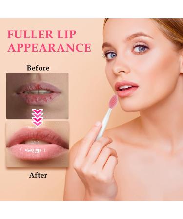 3 PCS Lip Scrub Brush Silicone Exfoliating Lip Brush Reusable Lip Scrubber Tool Soft Cleaning Lip Exfoliator Brush for Smoother and Fuller Lip Appearance (Pink+Green+Purple) - Buy Online on GoSupps.com