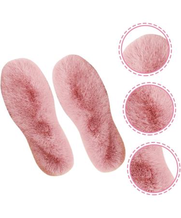 Buy NOLITOY 4 Pairs Unisex Inner Soles - Winter Insoles for Boots & Slippers - Faux Rabbit Fur Fluffy Pink for Women - International Shipping Available - Buy Online on GoSupps.com