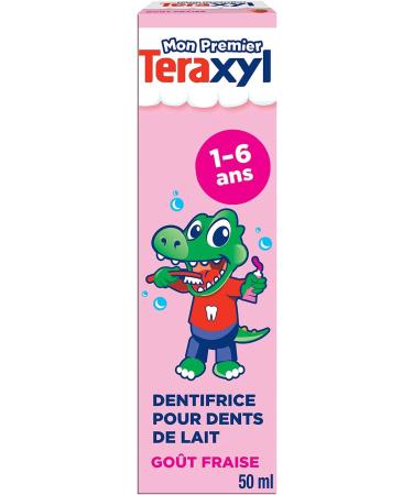  Teraxyl Teraxyl My First Strawberry Baby Teething Toothpaste 50 ml - Buy Online on GoSupps.com