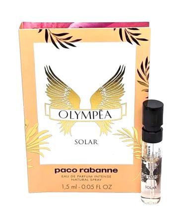 Paco Rabanne OLYMPEA SOLAR Eau de Parfum Intense Spray Sample Vial Sampler 0.05oz/1.5ml