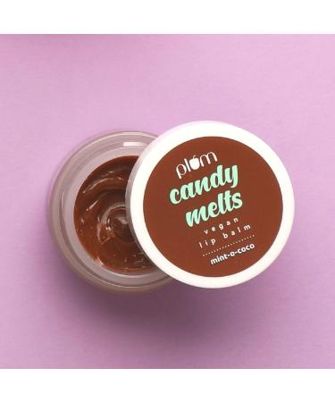 Plum Mint-o-Coco Lip Balm - Vegan UV Protection Carrot Seed Oil & Shea Butter for Dry Lips - 100% Cruelty Free 0.42 Oz - Buy Online on GoSupps.com