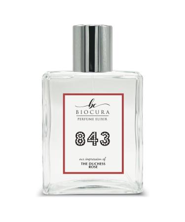 BC Perfume 843 Inspired by The Duchess Rose For Women Fragrance Dupes Eau de Parfum Bottle 3.4 Fl Oz/100ml
