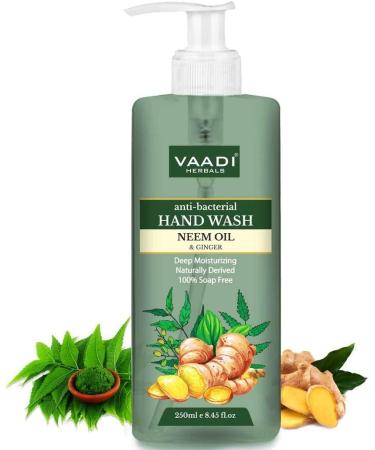 Buy Vaadi Herbals Skin Detox Lemon & Eucalyptus Hand Wash 250 ml | Natural Antibacterial Cleanser for Healthy Skin - International Shipping - Buy Online on GoSupps.com