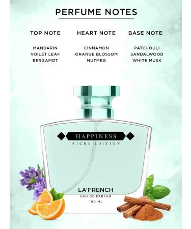 Fr'ench Happiness Perfume for Men and Women | Intense Eau de Parfum | Premium Long Lasting Luxury Fragrance | Luxury Perfume Gift Ideal for Both Men and Women | 100ml (3.38 Fl Oz) - Buy Online on GoSupps.com