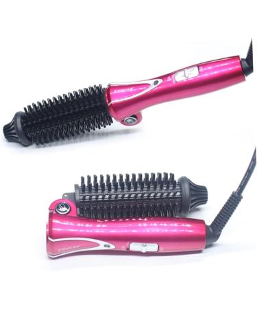WOONEKY Hair Curling Brush Hair Roller Hair Curlers Ceramic Curling Brush Travel Curling Brush Hot Air Brush - Buy Online on GoSupps.com