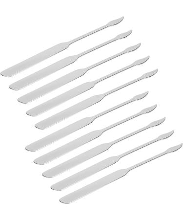 Jauarta 10PCS Makeup Spatula Tool Stainless Steel Double Ended Foundation Spatula for Makeup Accessories - Buy Online on GoSupps.com