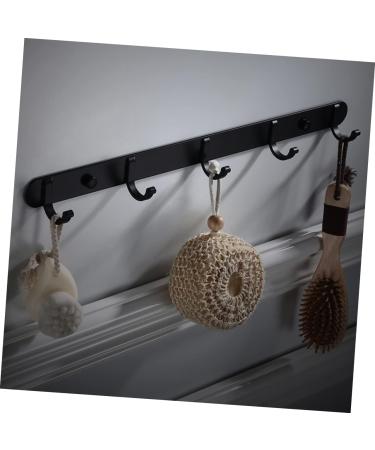Alipis 3 Pcs Wall Mounted Clothes Hanger Towel Hanger Door Hanger Hook Coat Hanger Handbag 36X3CMx3pcs Blackx3pcs - Buy Online on GoSupps.com