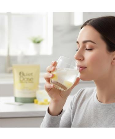 Quiet Dose Drink Calming Relaxation Beverage with L-Theanine Saffron & Ashwagandha Stress Relief & SleepSupport Non-GMO Vegan -15 Pack (Pineapple Flavor) - Buy Online on GoSupps.com