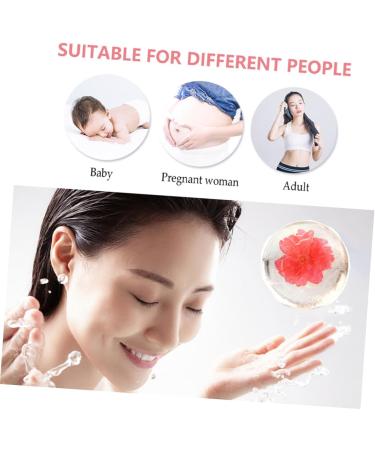 minkissy Body Cleaning Care Soap Transparent Soap Cleaning Solid Soap Women Washing Soap Essential Oil Soap Skin Cleanser Soap Flower Design Soap Acid Soap Etc. Cleansing Soap - Buy Online on GoSupps.com