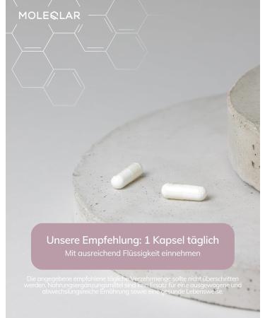  MoleQlar Hyaluron 60 CapsulesHigh Molecular Weight Vegan Hyaluron & Glycine Hyaluronic Acid (2 000 kDa) with Vegan L-Glycine & Gluten Free. Hyaluronan Capsules - Buy Online on GoSupps.com