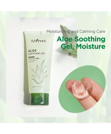 Isntree Aloe Soothing Gel 80% Aloe Vera | 5.07 fl oz (150 ml) - Hydrating Skin Relief - Buy Online on GoSupps.com