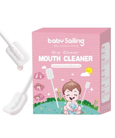 Mouth cleaner for babies mouth cleaner for babies |30 pieces of tongue cleaner-skim-gauze-portable toothbrush tongue cleaner lean gaze flexible baby toothbrush for the oral care of baby-packed