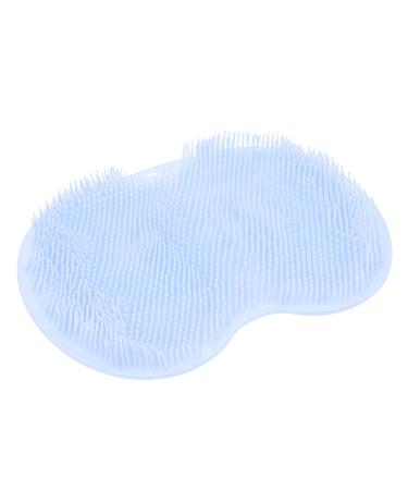 Foot peeling foot shower massager scrubber with a non -slip suction cup foot peeling cleaning mat back brush improvement in blood circulation pain relief blue shower footrot porcelain