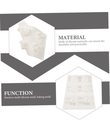 Ciieeo 3pcs Butterfly Fondant Silicone Popsicle Silicone Candy Molds Mini Bow Mold Pastry Molds Supple Cookie Mold Ice Cream Moulds Silicone Cakesicle Molds Chocolate Silica Gel Candle 29X17CMx3pcs White2x3pcs - Buy Online on GoSupps.com