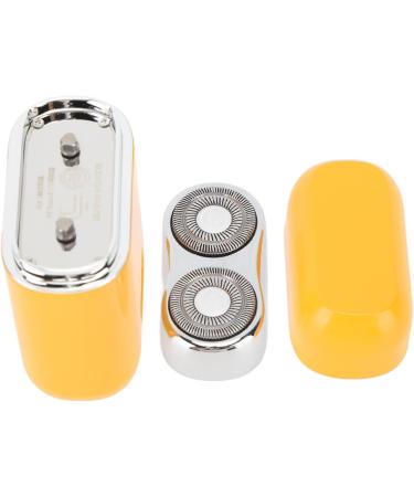 Mini Electric Beard Trimmer - Portable Waterproof Type C Charging for Men | Travel Essential (Orange - Buy Online on GoSupps.com