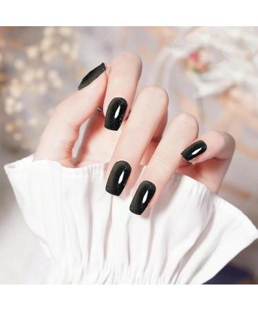 Chinese Style Bamboo Fake Nail Women 30pcs Press on Nails Elegant Red Square Short Glossy Extension Full Cover Salon Home Girls F - Buy Online on GoSupps.com