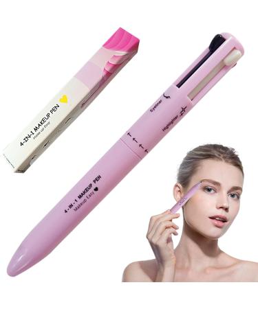 Makeup Pencil 4 in 1 Makeup Pen Multifunctional Makeup Pencil from Eyeliner Lip Liner Brow Pencil And Highlighter Compact Makeup Accessories Style 3 - Buy Online on GoSupps.com