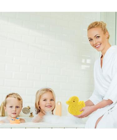 Buy 2-Piece Children's Bath Sponge Set | Cute Cartoon Konjac Baby Shower Sponge - Buy Online on GoSupps.com