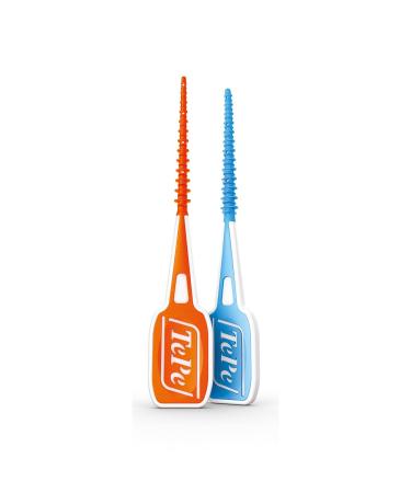 TePe Easy Pick Interdental Brush Size: XS/S & M/L Blue orange 2 Count (Pack of 1)