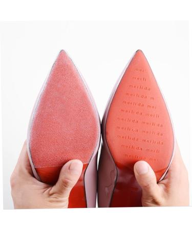 NOLITOY Wear-Resistant Shoe Pads - Clear Rubber Stickers for High Top Sneakers | Anti-Slip Sole Protectors for Women - Buy Online on GoSupps.com