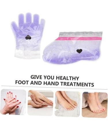 POPETPOP 2 Pairs Wax Gloves Paraffin Wax Gloves Paraffin Bath Accessories Heated Mittens Foot Spa Cover Paraffin Hand Bags Spa Gloves Purple Set of Feet Non-woven Fabric Work Heater - Buy Online on GoSupps.com