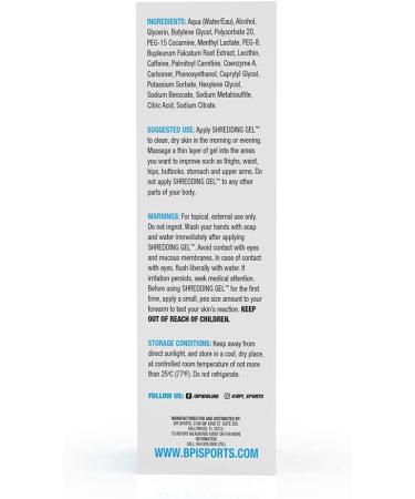 BPI Sports Shredding Gel - Weight Loss & Fat Burner for Men & Women - 8 fl. oz - Buy Online on GoSupps.com