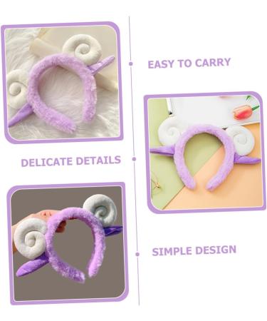 Holibanna Headband Unique Hair Decor Party Prop Sheep Horn Headdress Adorable Hairband Halloween Hairband Halloween Hair Accessory Party Headdress Lovely Hair Hoop Sheep Horn Hair Band - Buy Online on GoSupps.com